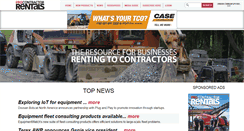 Desktop Screenshot of procontractorrentals.com
